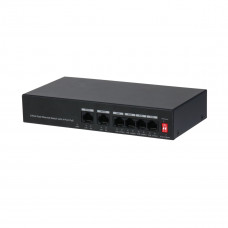 6-Port Fast Ethernet Switch with 4-Port PoE